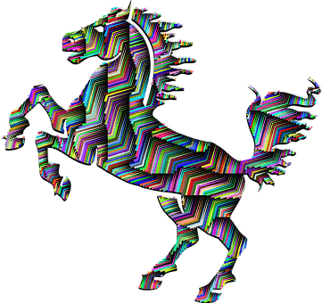Horse, Equine, Animal, Ride - Cartoon Black Horse - Transparent PNG Free Download | PNGio