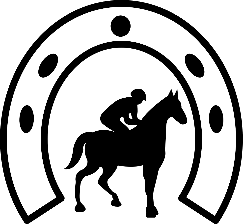 Walking Horse With Jockey Under A Horseshoe Shape Comments - Horse - Transparent PNG Free Download | PNGio