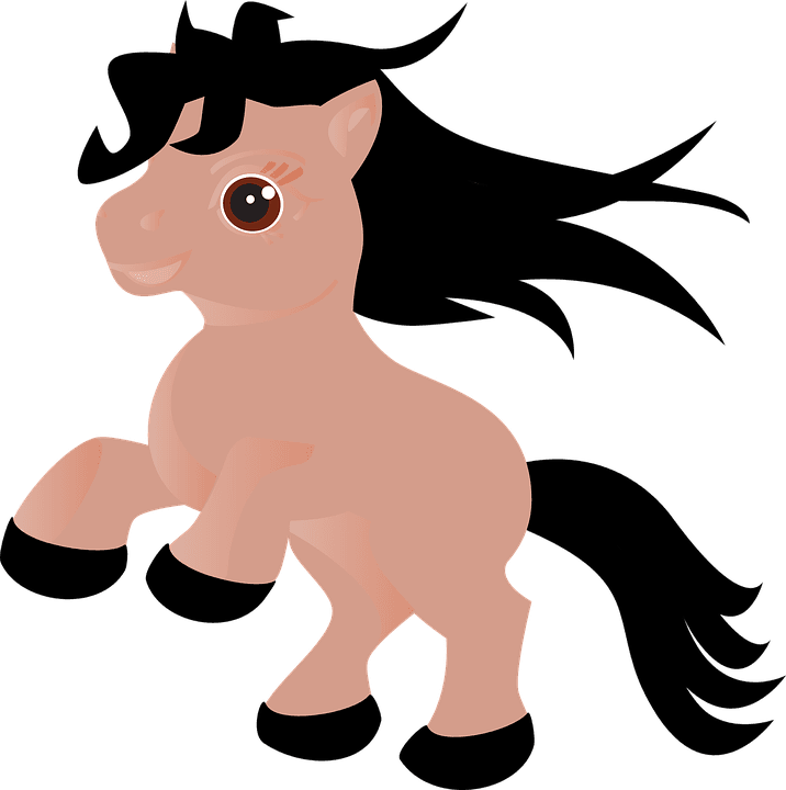 Stallion Clipart Pretty Horse - Cute Horse Png - Transparent PNG Free Download | PNGio