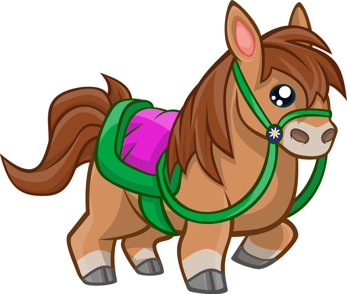 Free Cartoon Horse Clip Art - Horse - Transparent PNG Free Download | PNGio