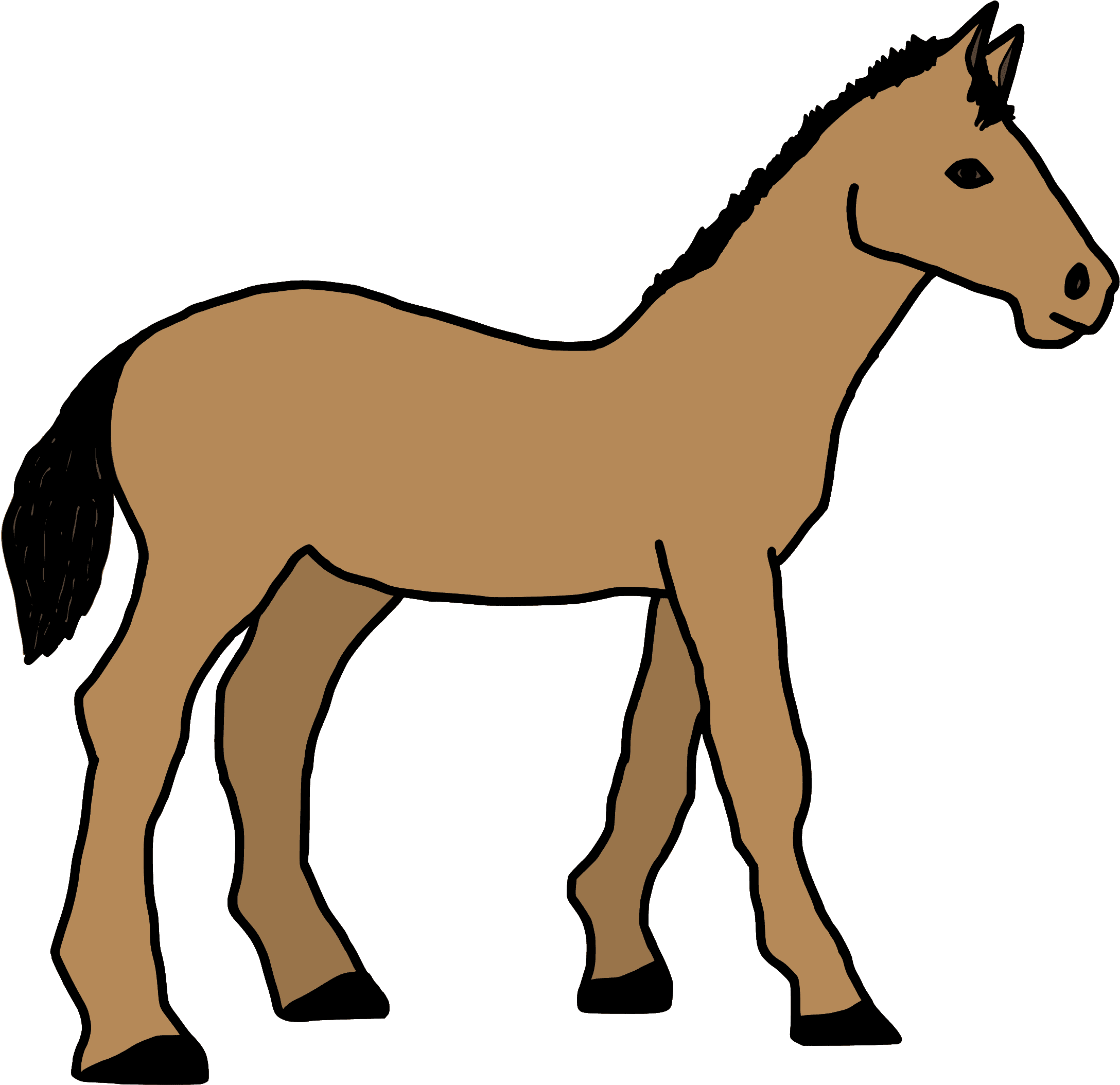 Mare Clipart Kuda - Horse - Transparent PNG Free Download | PNGio