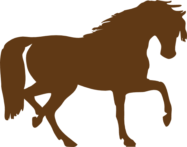 Brown Horse Sillouette Clip Art At Clker - Horse Silhouette Clip Art - Transparent PNG Free Download | PNGio