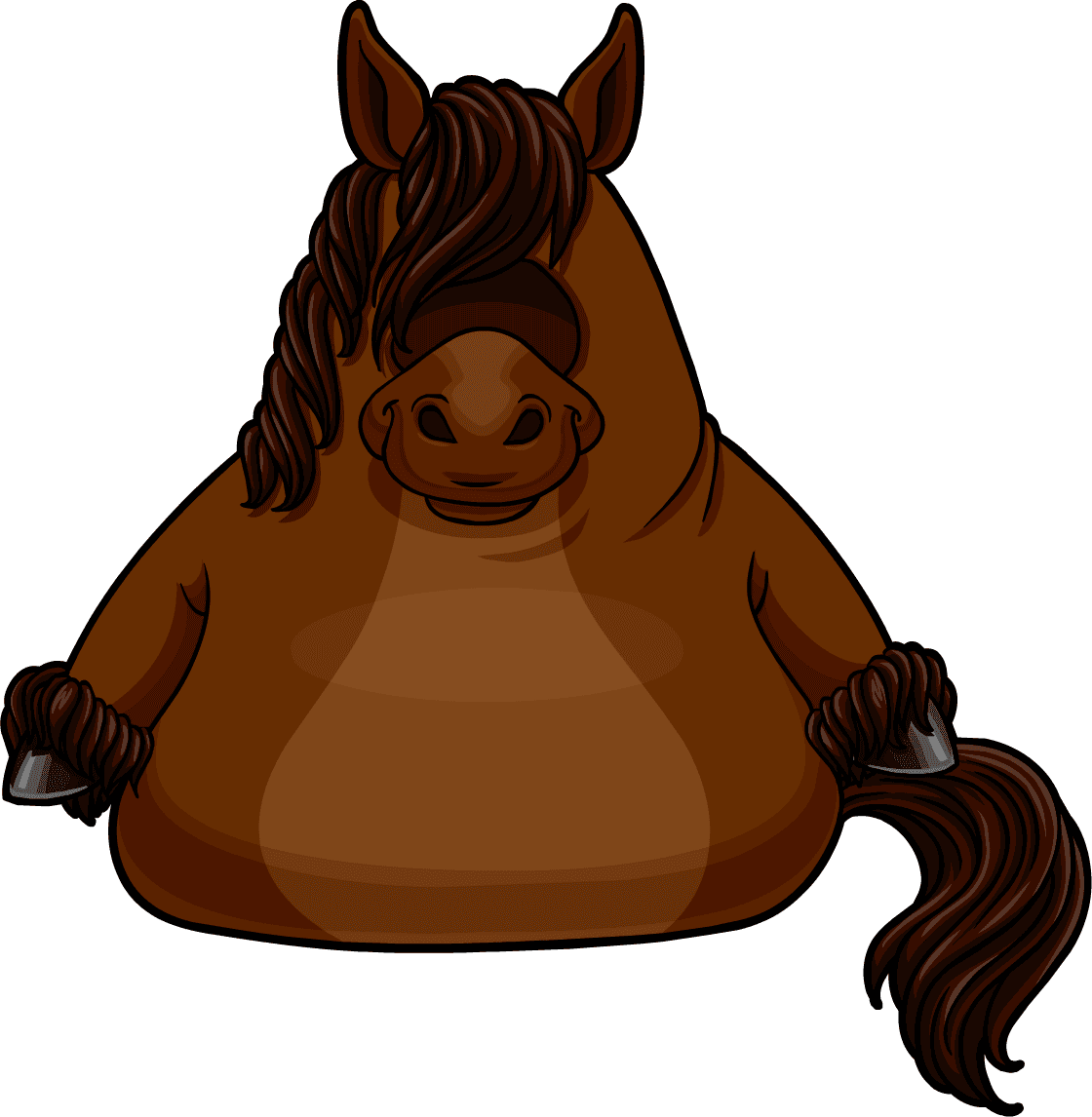 Disfraz De Caballo, 2,000 - Club Penguin Horse Costume - Transparent PNG Free Download | PNGio