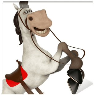 Fotomural Caricatura Caballo Vertical De Cerca • Pixers® - Horse - Transparent PNG Free Download | PNGio