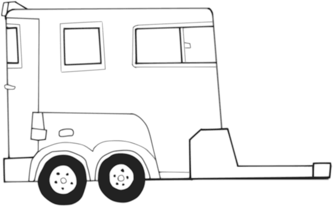 Horse Trailer Clip Art Giengy Clipart - Horse Trailer Clipart - Transparent PNG Free Download | PNGio