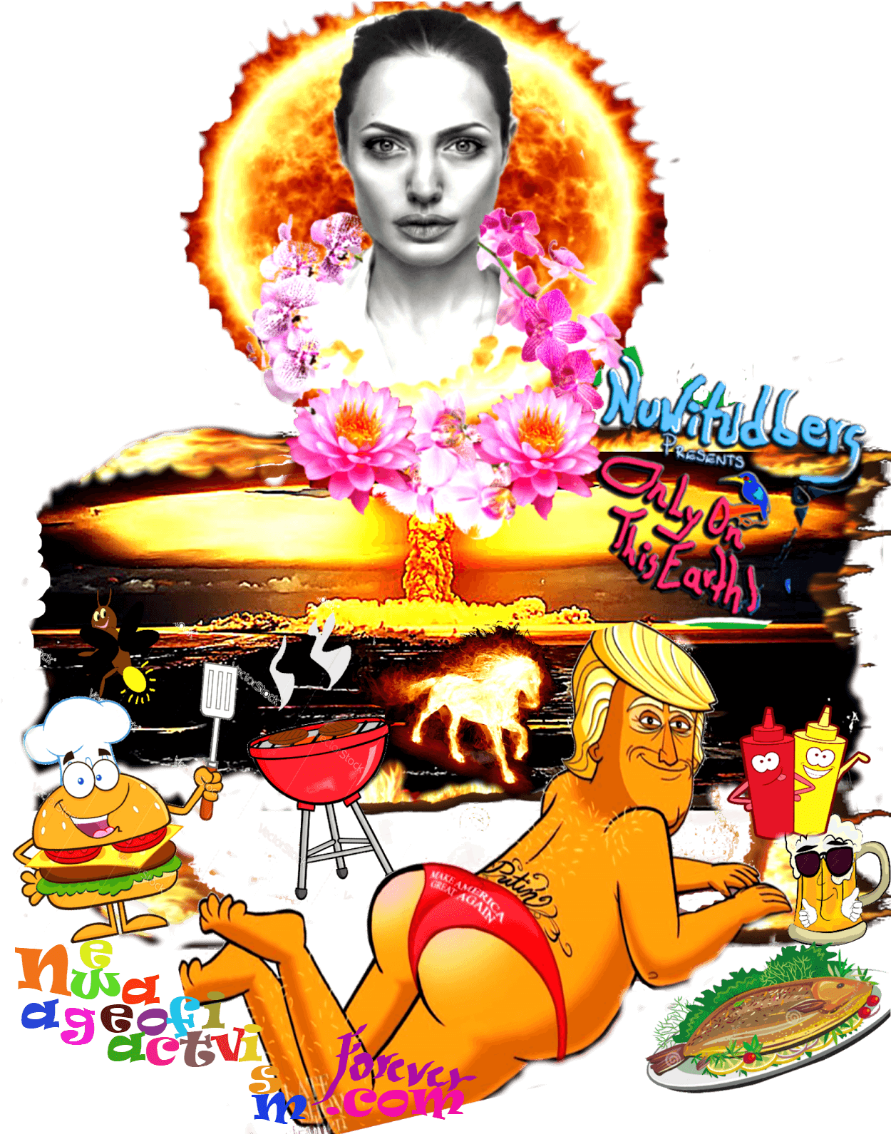 Angelina Jolie Pitt Gives Hope To Refugee Leemar In - Fire Horse - Transparent PNG Free Download | PNGio