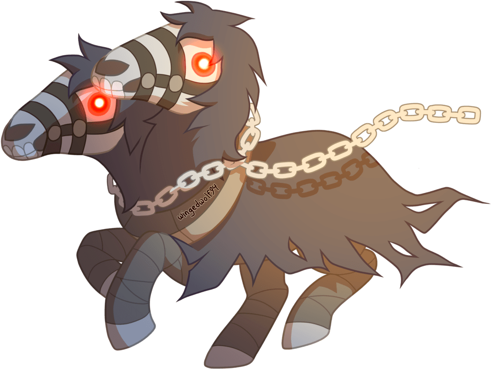 Horse, But Hole Ahead By Wingedwolf94 - Chibi Horse - Transparent PNG Free Download | PNGio
