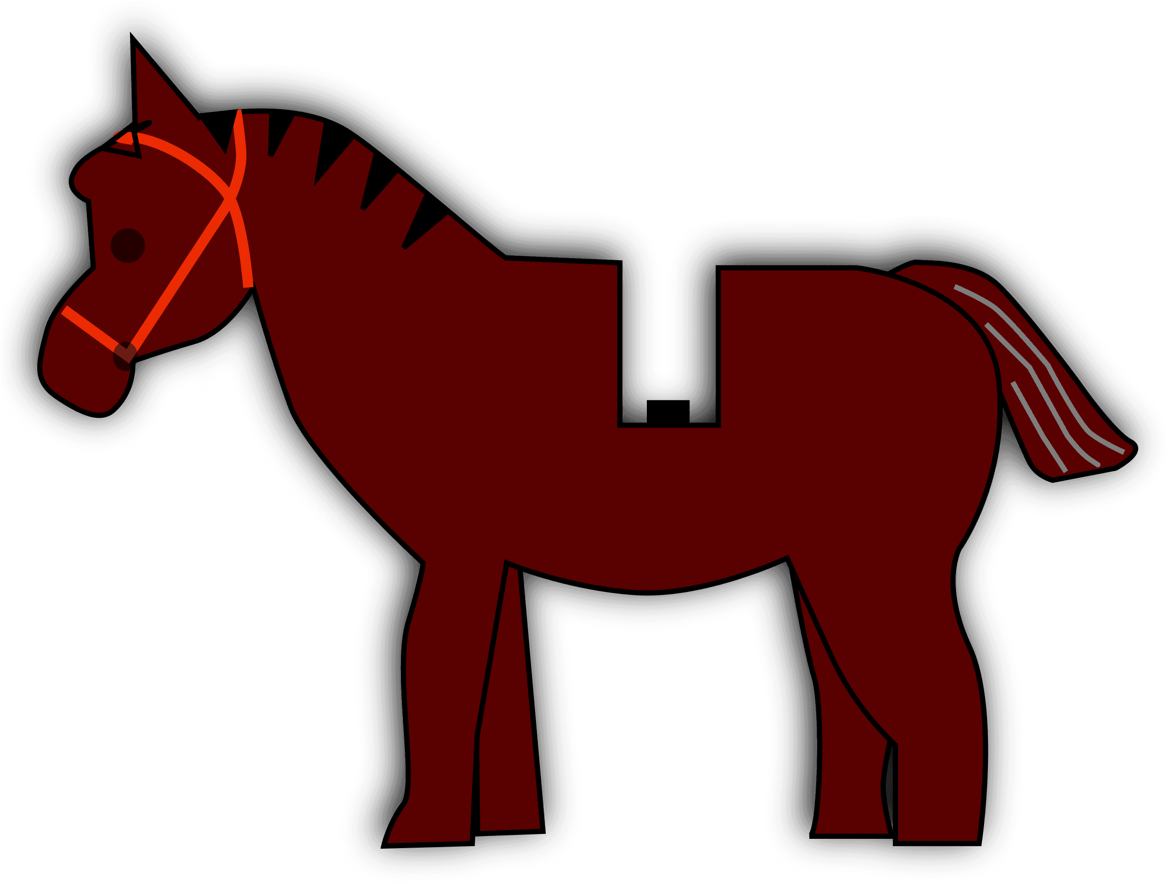 Horse 2 - Lego Horse Vector - Transparent PNG Free Download | PNGio