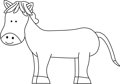 Black And White Horse - Black And White Horse - Transparent PNG Free Download | PNGio