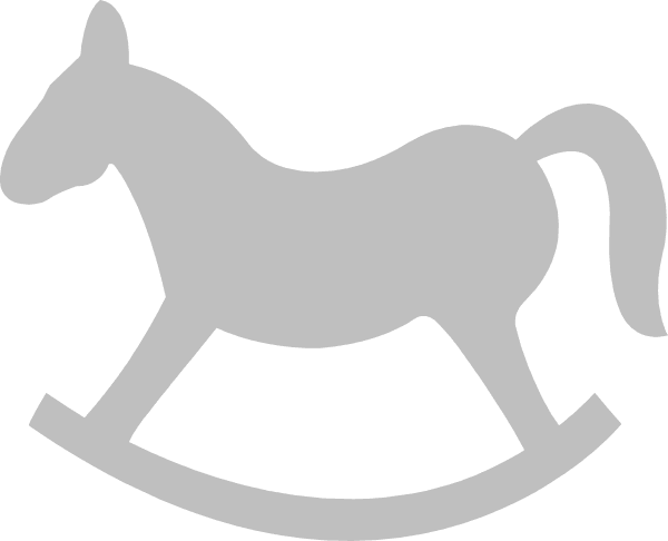 Rocking Horse Silhouette - Rocking Horse Clip Art - Transparent PNG Free Download | PNGio