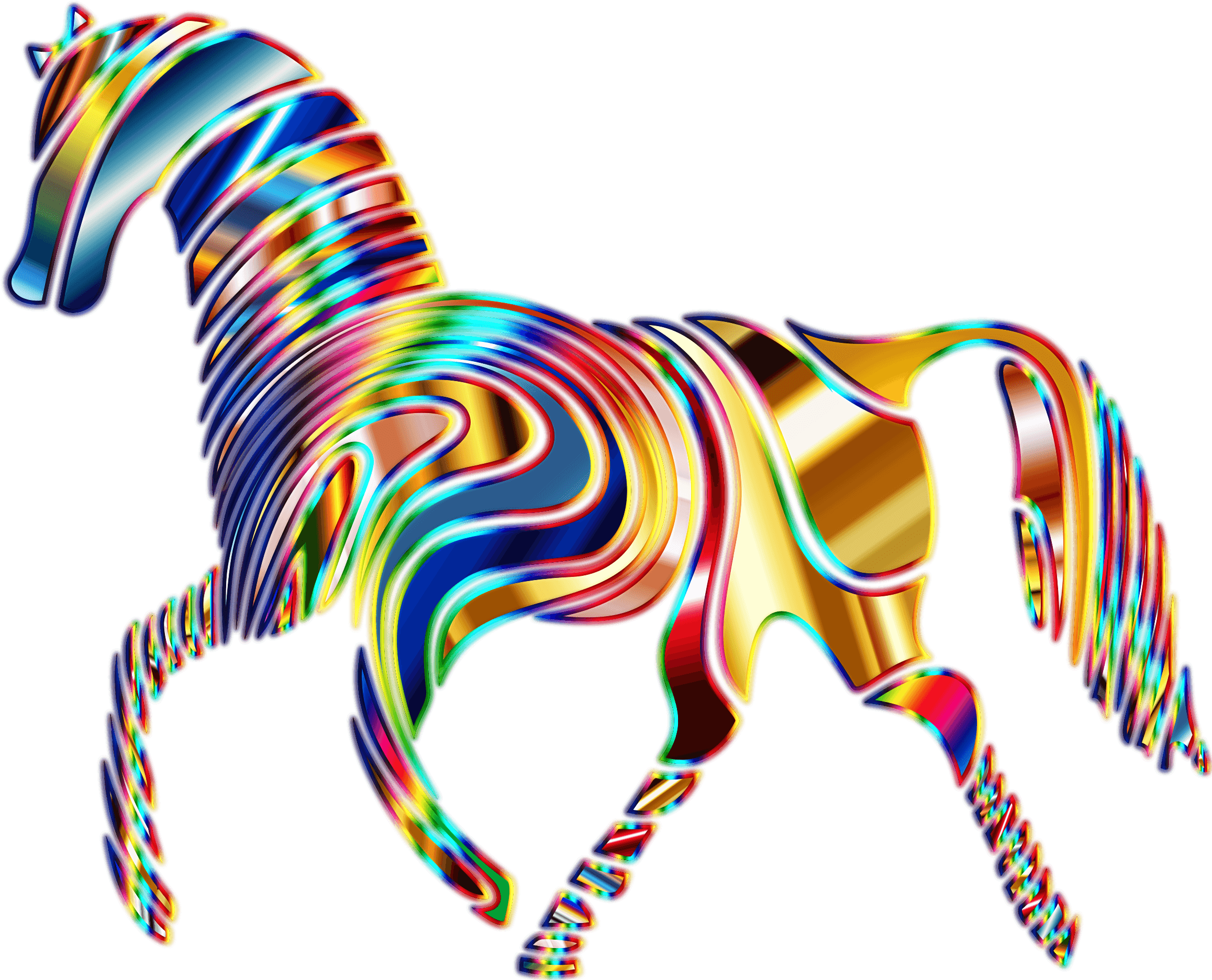 Psychedelic - Psychedelic Horse - Transparent PNG Free Download | PNGio