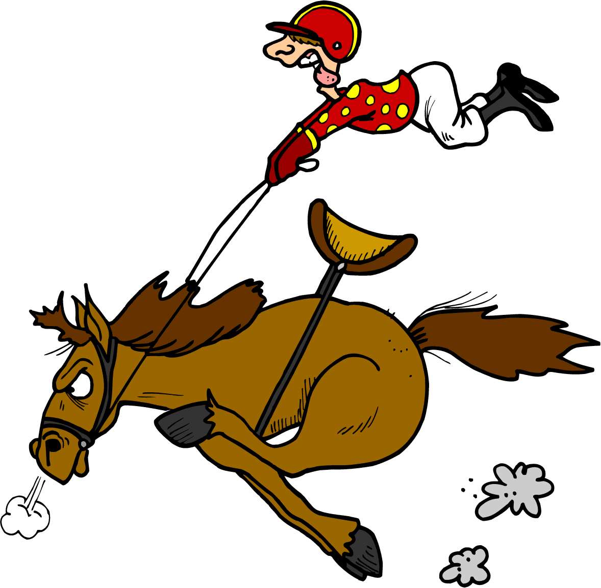 Fobc - Race Night - Cartoon Horse And Jockey - Transparent PNG Free Download | PNGio
