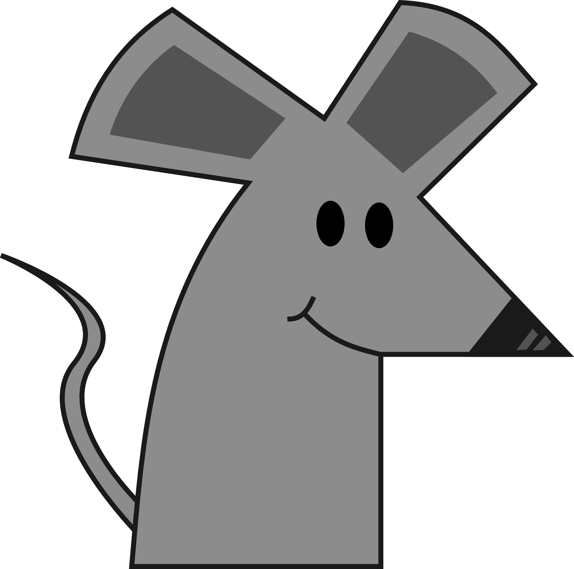 Computer Mouse Cartoon Free Download Clip Art - Easy Cartoon Cute Mouse - Transparent PNG Free Download | PNGio