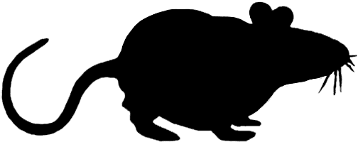 Mouse Clipart Silhouette - Mouse Silhouette Transparent Background - Transparent PNG Free Download | PNGio