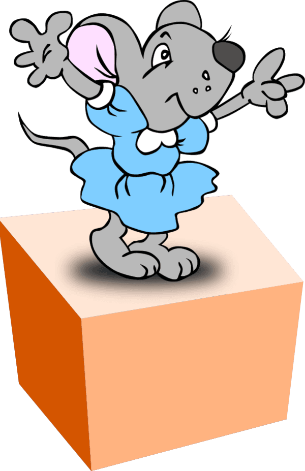 On Clipart - Cute Mouse Ornament (round) - Transparent PNG Free Download | PNGio