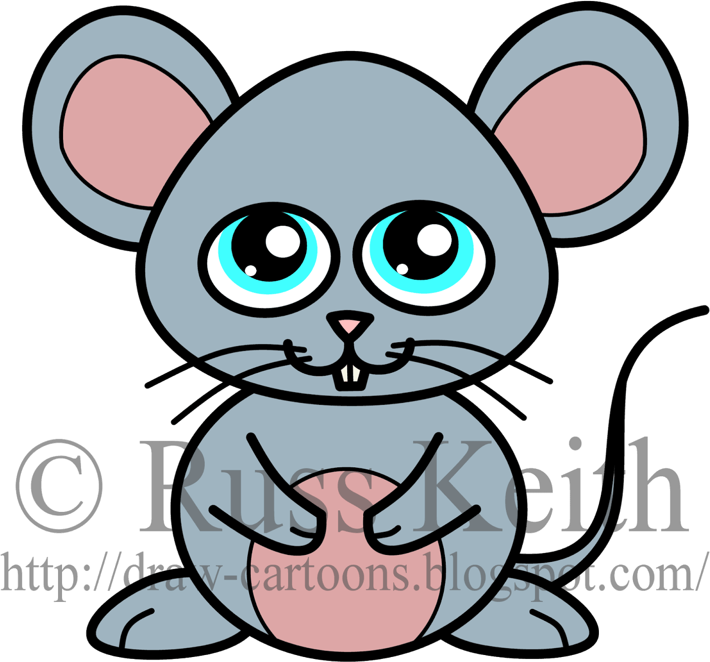 Cartoon Mouse - Draw A Mouse Cartoon - Transparent PNG Free Download | PNGio