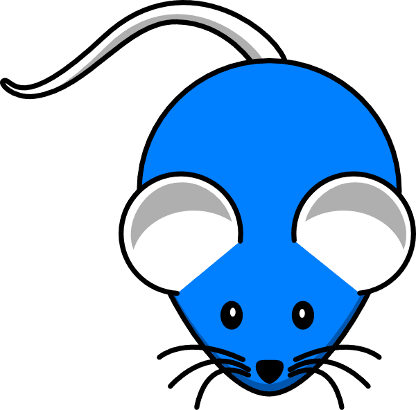 Blue Mouse Clip Art - Easy Mouse Face Drawing - Transparent PNG Free Download | PNGio