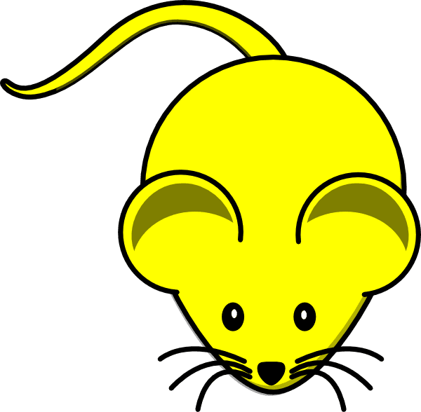 Yellow Color Pencil Clipart - Mouse Drawing Easy - Transparent PNG Free Download | PNGio