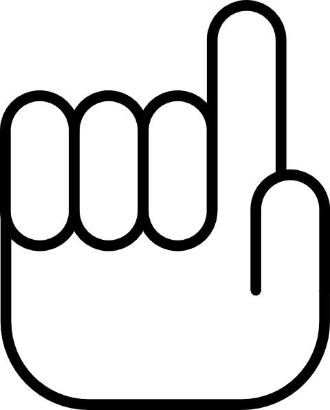 Pointing Hand Clipart Png - Index Mouse - Transparent PNG Free Download | PNGio