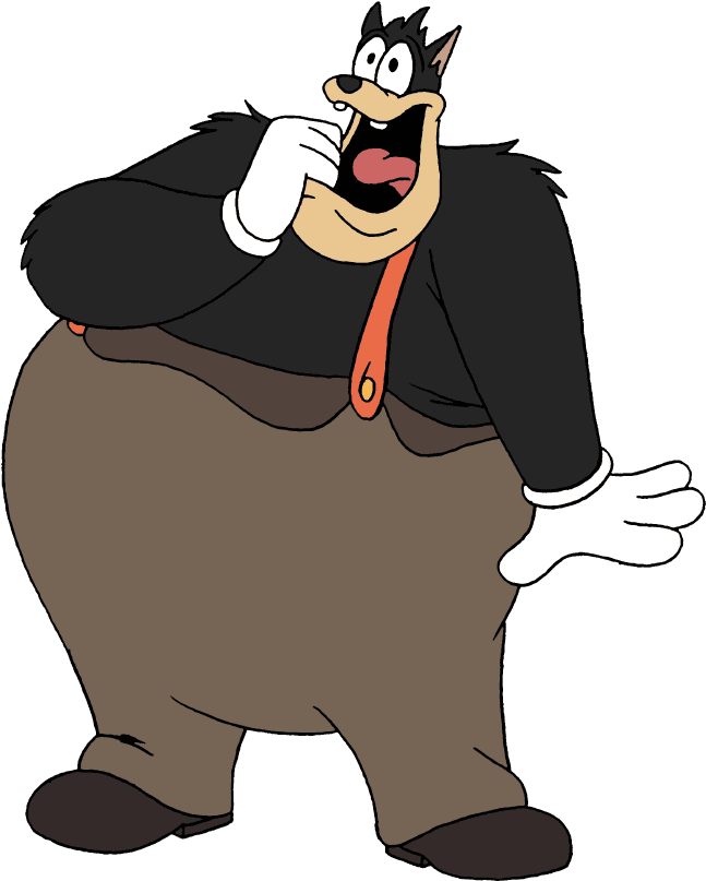 Scared Pete By Lionkingrulez - House Of Mouse Pete Naked - Transparent PNG Free Download | PNGio