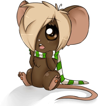 My Mouse Chibi By Ninetail-fox - Chibi Mouse - Transparent PNG Free Download | PNGio