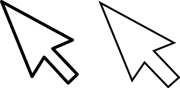 Mouse Pointer Clip Art At Clker - Mouse Arrow - Transparent PNG Free Download | PNGio