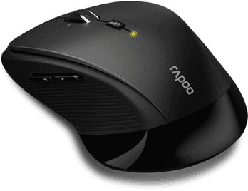 Rapoo 3900p Reliable 5g Wireless Laser Mouse Mice Black - Rapoo 3900p Wireless Laser Mouse - Black - Transparent PNG Free Download | PNGio