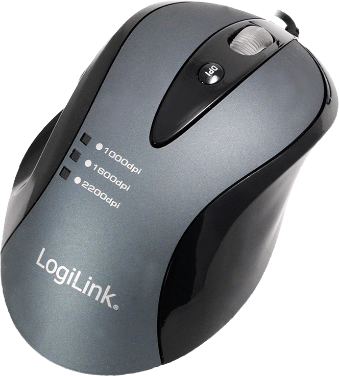 Product Image (png) - Logilink Usb Laser Gaming Mouse - Transparent PNG Free Download | PNGio