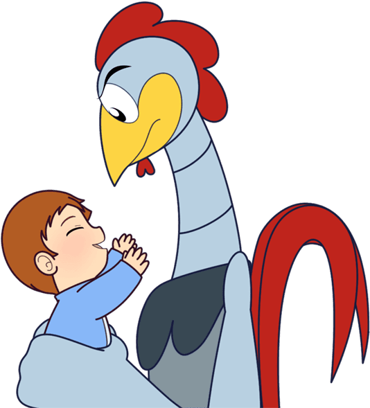 Big Robot Chicken No Fear By The-gitz - Chuck E Mouse Huckle Cat - Transparent PNG Free Download | PNGio