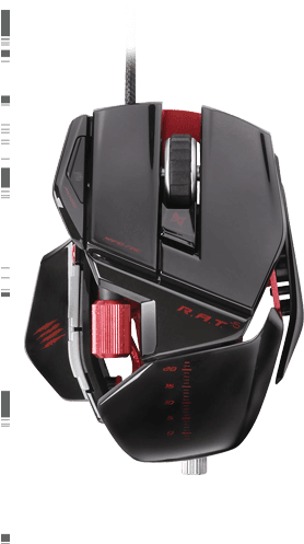 T 5 Features - Gaming Mouse Rat Red - Transparent PNG Free Download | PNGio