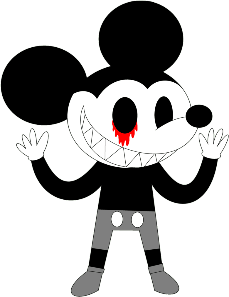 Suicide Mouse By Ra1nb0wk1tty - Suicide Mouse Angry - Transparent PNG Free Download | PNGio