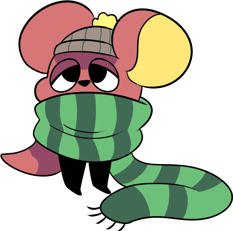 Scarf Mouse By Dog22322 - Scarf Mouse Undertale - Transparent PNG Free Download | PNGio