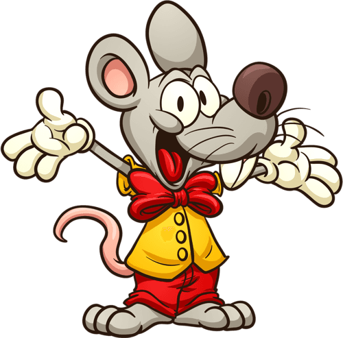 Craft - Cartoon Mouse With Clothes - Transparent PNG Free Download | PNGio