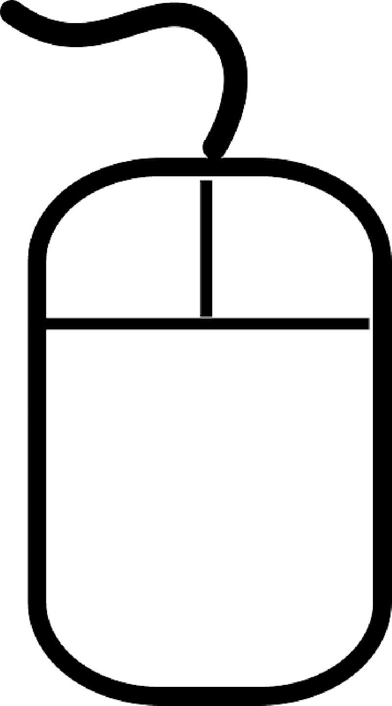 Computer Mouse Clipart Mouse - Keyboard And Mouse Drawing - Transparent PNG Free Download | PNGio