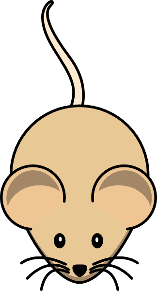 C3h Mouse Short Tail Clip Art At Clker - Mouse Clip Art - Transparent PNG Free Download | PNGio