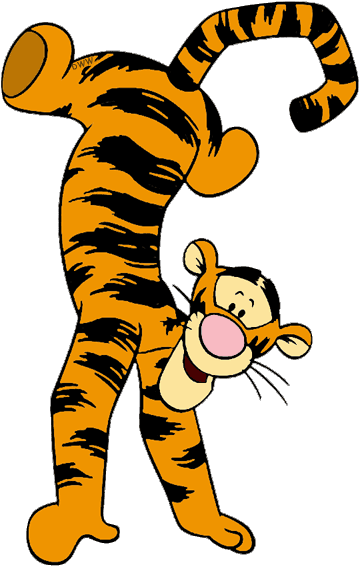 Upside Down Clipart Handstand - Tiggers Tall Tales A Mouse Works Chunky Roly-poly Book - Transparent PNG Free Download | PNGio