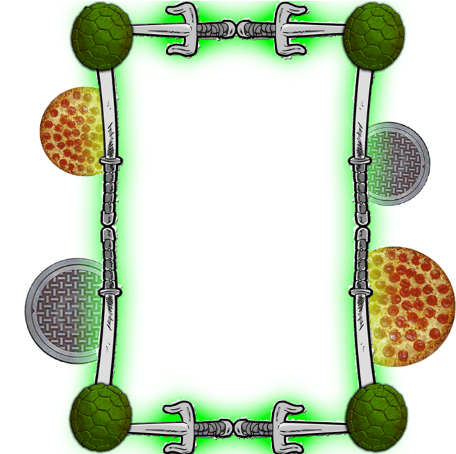 Photos Of Ninja Turtles Clip Art Medium Size - Pepperoni Pizza Round Mouse Pad Delicious Pizza Mouse - Transparent PNG Free Download | PNGio