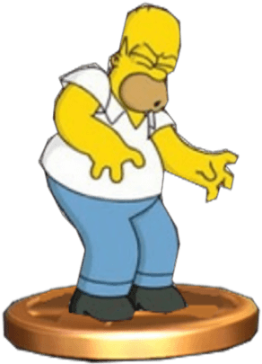 Homer Simpson Trophy - Jumpin' Banana Simpsons - Usb Mouse - Pc - Transparent PNG Free Download | PNGio