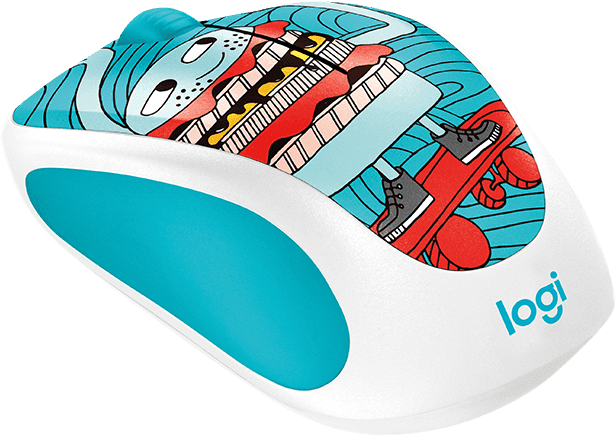 Wireless Mouse M238 Skateburger - Logitech 910-005028 Mouse - Transparent PNG Free Download | PNGio