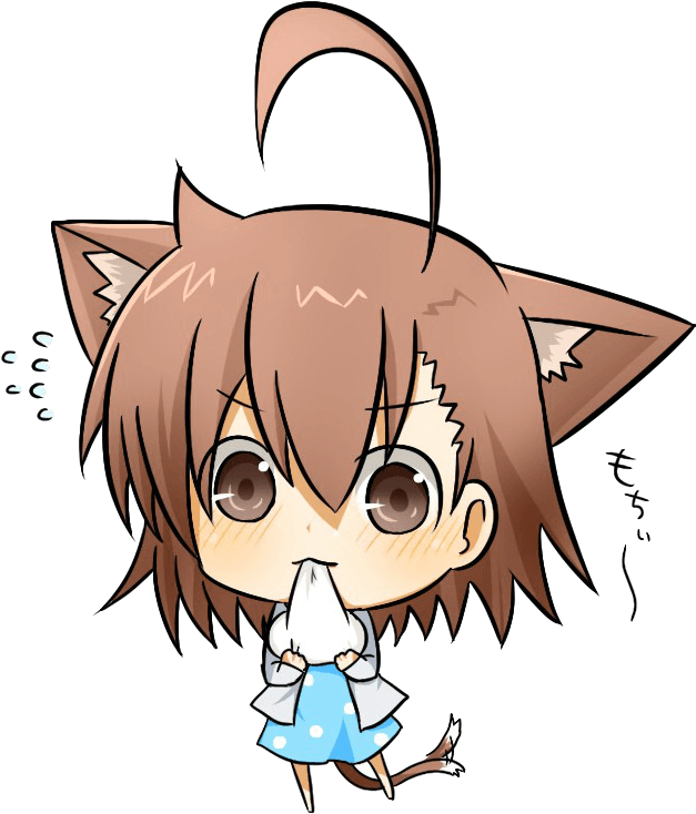 Chibi Girl With Curly Hair For Kids - Anime Mouse Pad 649 - Default Title - Transparent PNG Free Download | PNGio