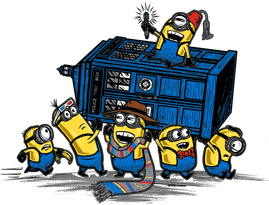 Minons And Doctor Who Mouse Pad - Transparent PNG Free Download | PNGio