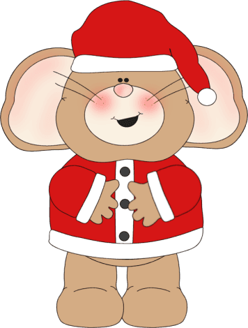 Christmas Clip Art Mouse - Transparent PNG Free Download | PNGio
