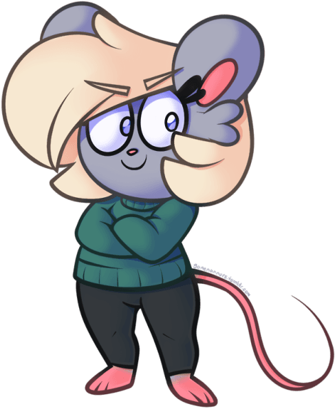Guys I Have A New Oc To Show You This Is Tina She's - Computer Mouse - Transparent PNG Free Download | PNGio