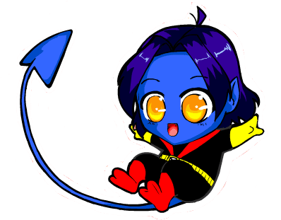 Chibi Nightcrawler Mouse Cursor By Artgeek02 - Chibi Nightcrawler Mouse Cursor By Artgeek02 - Transparent PNG Free Download | PNGio