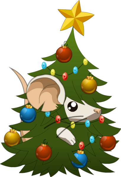 Tree Mouse - Transformice Christmas Tree Skin - Transparent PNG Free Download | PNGio