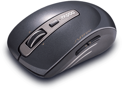 Rapoo 3920p Reliable 5g Wireless Laser Mouse Mice Black - Rapoo 3920p 5g Anti-interference Wireless Transmission - Transparent PNG Free Download | PNGio