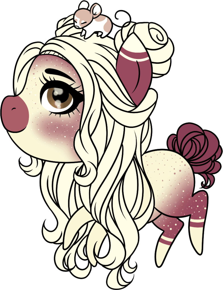 Lunarline, Chibi, Freckles, Hair Bun, Mouse, Oc, Oc - Cartoon - Transparent PNG Free Download | PNGio