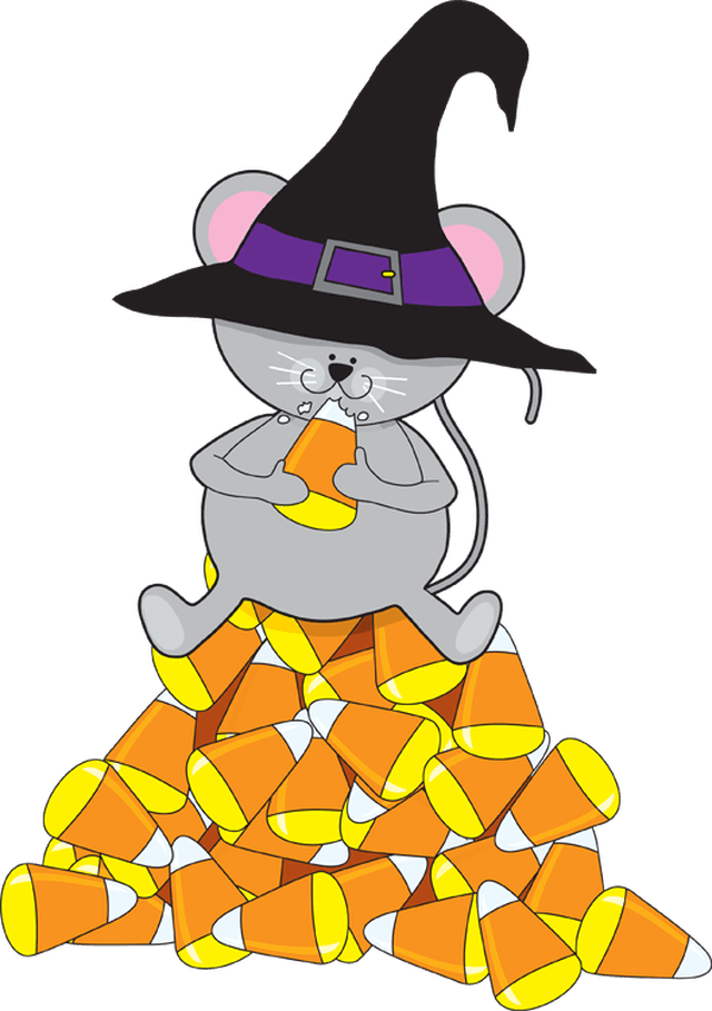 Mouse Eating Candy Corn - Candy Corn Clip Art - Transparent PNG Free Download | PNGio