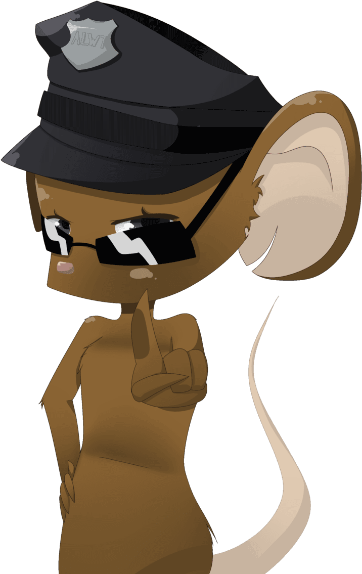 Police Mouse By Kattlinyakno Police Mouse By Kattlinyakno - Transformice Police - Transparent PNG Free Download | PNGio