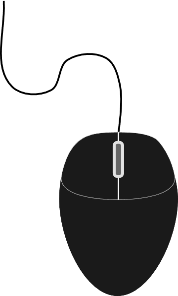 Computer Mouse Clipart Black And White - Clip Art - Transparent PNG Free Download | PNGio